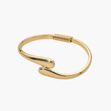 Gold Teardrop Cuff Bracelet