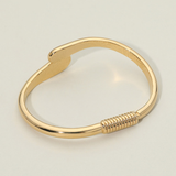 Gold Teardrop Cuff Bracelet