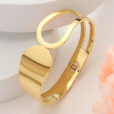 Gold Abstract Bracelet