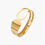 Gold Abstract Bracelet