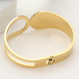 Gold Abstract Bracelet