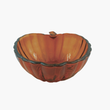Hand-Blown Pumpkin Bowl