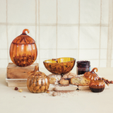 Hand-Blown Pumpkin Bowl