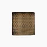 Square Antique Brass Tray
