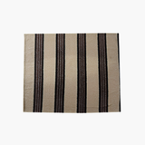 Striped Faux Sherpa Throw