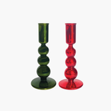 Green Mercury Glass Taper Holder