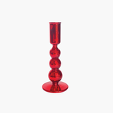 Red Mercury Glass Taper Holder