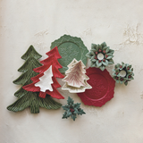 Green Tree Shaped Platter