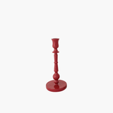 Red Enameled Taper Holders