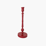 Red Enameled Taper Holders