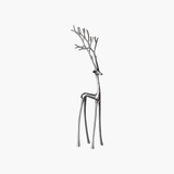 Gunmetal Aluminum Reindeer