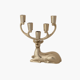 Golden Deer Candelabra