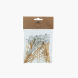 Ghost Shaped Handled Bamboo Picks