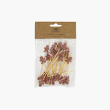 Gingerbread Shaped Bamboo Picks