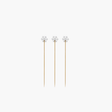 Snowflake Shaped Bamboo Picks