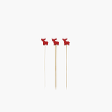 Moose Shaped Bamboo Picks