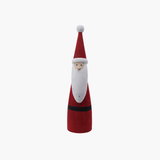 Red + White Wood Santa
