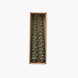 10" Green Xmas Tree Shaped Taper