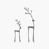 Sm Gunmetal Aluminum Reindeer