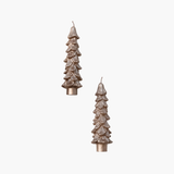 Champagne Tree Shaped Tapers