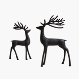 Matte Black Reindeer