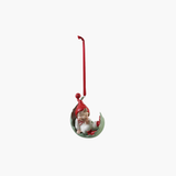 Vintage Elf on Leaf Ornament
