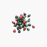 Red + Green Mercury Glass Ornaments
