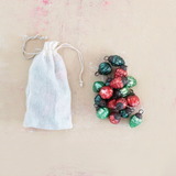 Red + Green Mercury Glass Ornaments