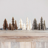 Honeycomb Trees w/ Gold Glitter