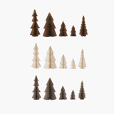 Honeycomb Trees w/ Gold Glitter