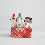 Cozy Felt Dog Ornament