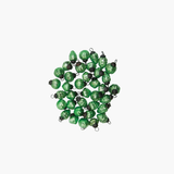 Lite Green Mercury Glass Ornaments