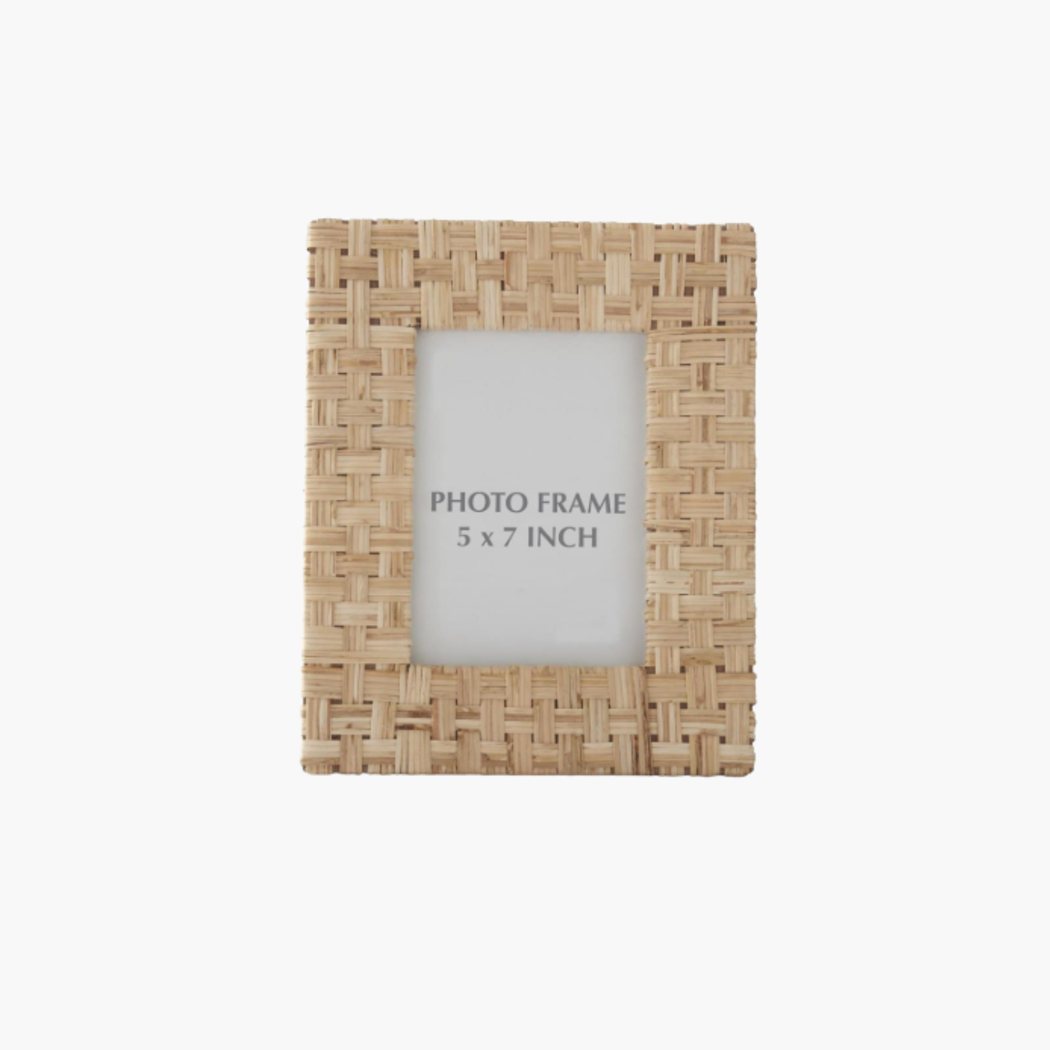 Basket Weave Cane Photo Frames