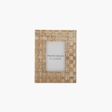 Basket Weave Cane Photo Frames