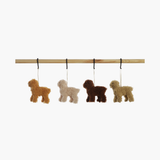 Furry Poodle Ornament