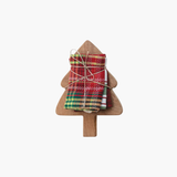 Tree Shaped Cheeseboard w 3 Dish Clothes