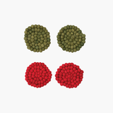 Handmade Wool Felt Ball Coasters