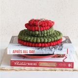Handmade Wool Felt Ball Coasters