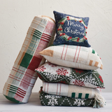 Textured Multi-Color Throw w/ Fringe