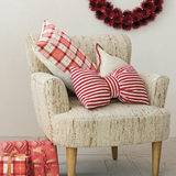 Velvet Bow Shaped Pillow