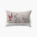 Santa + Reindeers Lumbar