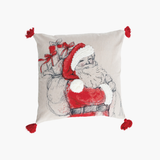 Tufted Santa Clause Pillow