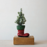 Santa Boot Shaped Container