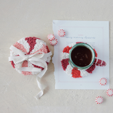 Tufted Candy-Striped Coasters