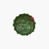 Holly Leaves Bowl with Berries