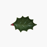 Holly Leaf Footed Tray with Berries