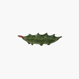 Holly Leaf Footed Tray with Berries