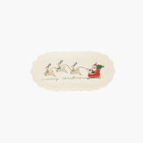 Santa's Sleigh & Reindeer Platter