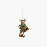 Tourist Mouse Ornament