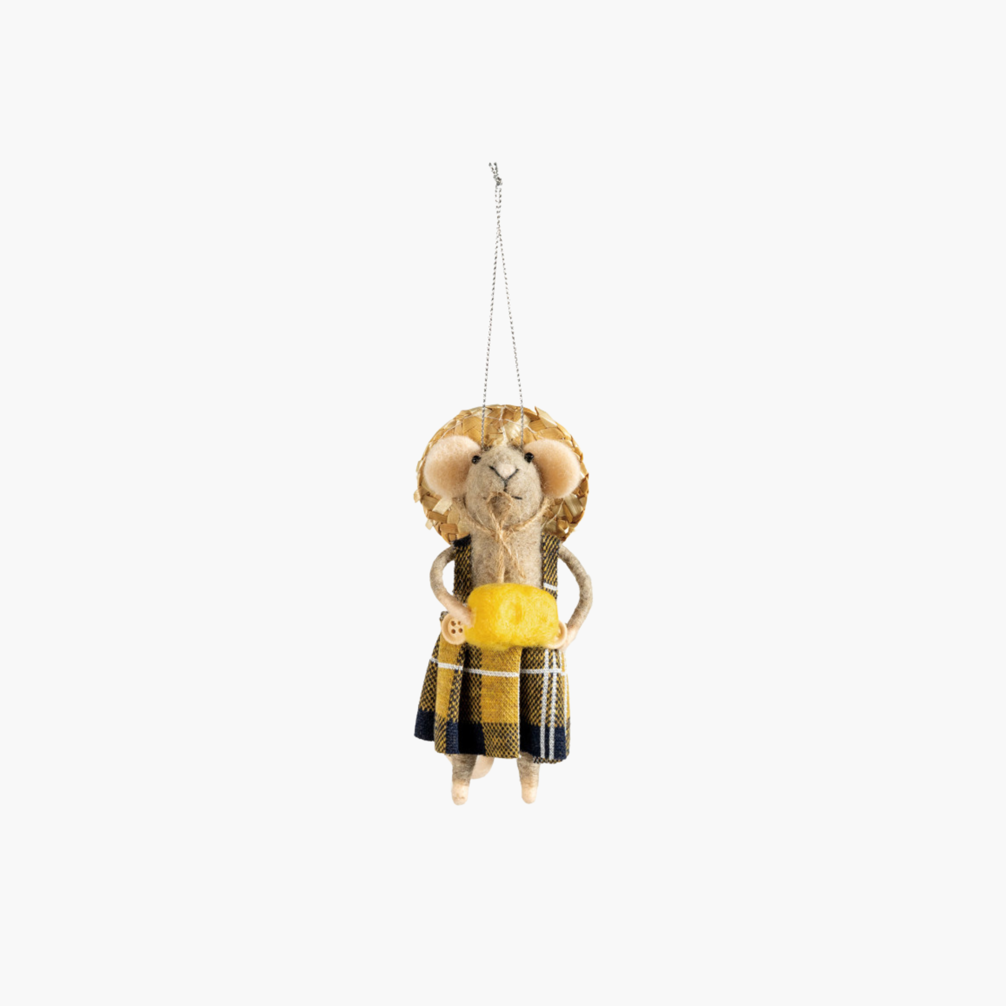 Tourist Mouse Ornament